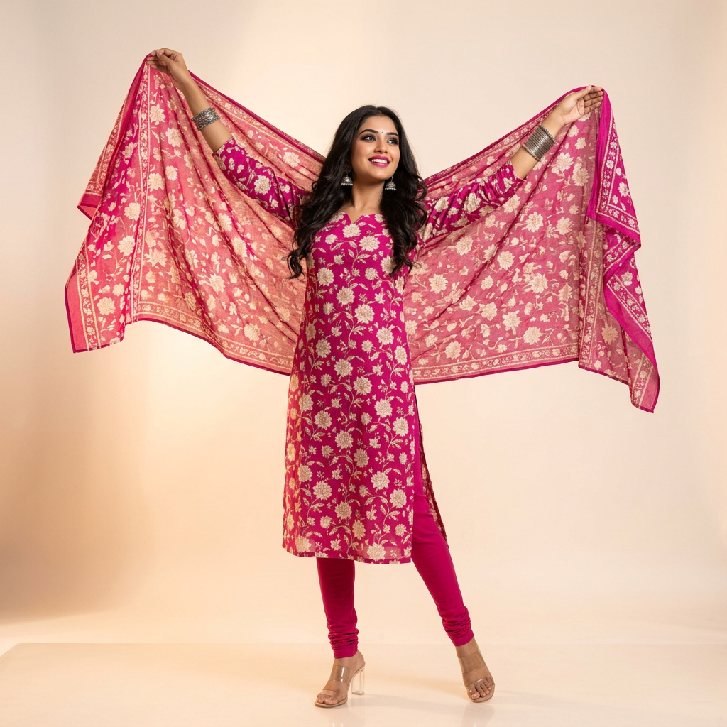 Printed Kurti Sets for Women